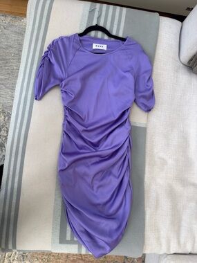 Open Back Purple Women’s Mini Dress